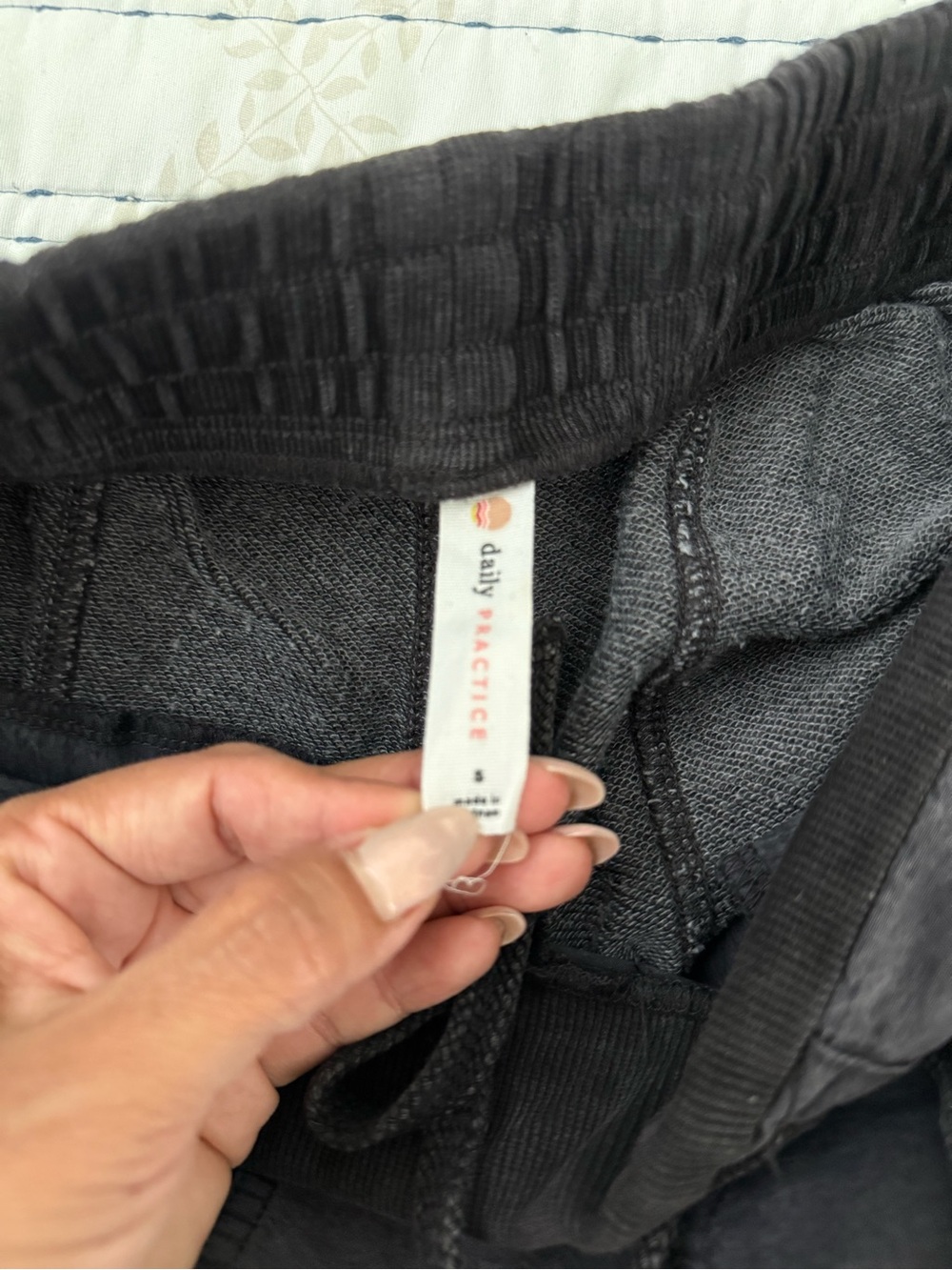 Daily Practice Anthropologie Charcoal Wide Leg Zip Hem Pants Utility Y2K - Picture 8 of 11